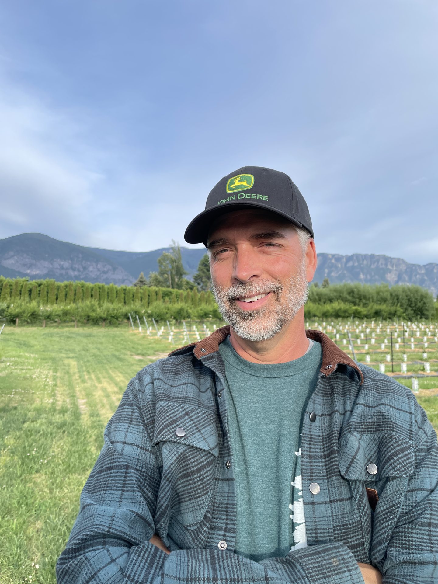 Danny Turner on the farm